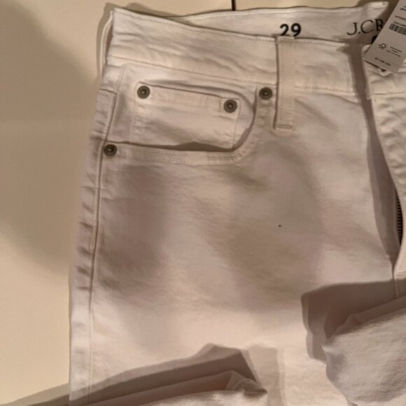 J.Crew Slim Demi Boot White Jeans – Size 29 (NWT, Retail $148) - Picture 7 of 16